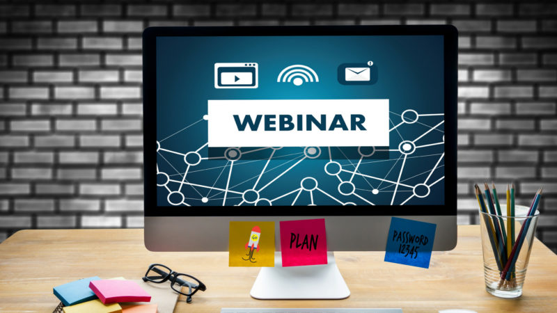 Cinco vantagens de um webinário para seu negócio